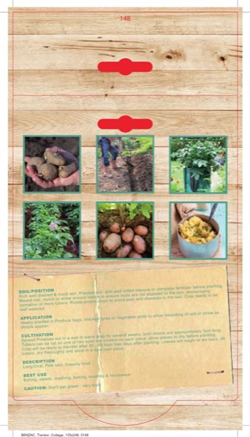 Picture of CERTIFIED SEED POTATO - DESIREE